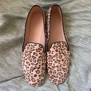 Stuart Weitzman animal print flats